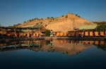 The Ojo Caliente Mineral Springs Resort and Spa is one hour and eleven minutes drive from our home.